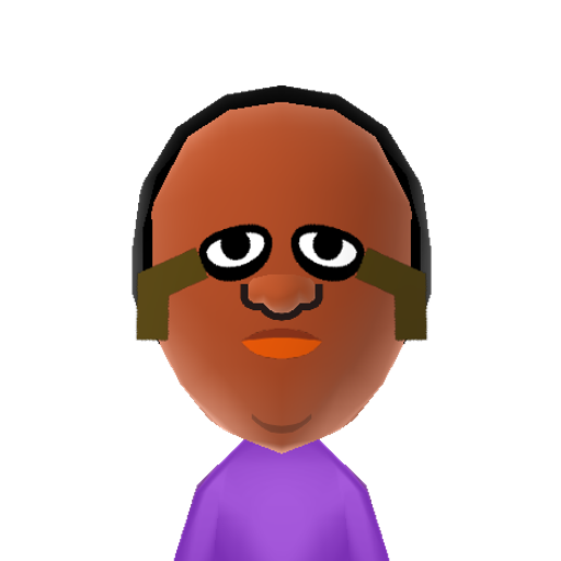 Theo Mii character: Mii from Wii Sports - an alternate version.