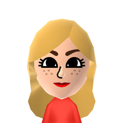 Barbara Mii character: These are extracted and derived from the Mii Central Miis from the 3DS Miitopia.
