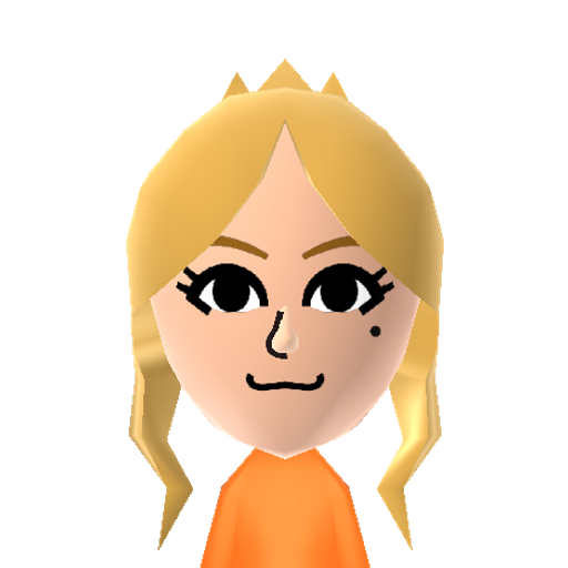 Orange Mii character preview