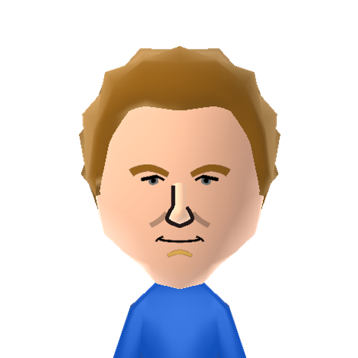 Bobby Mii character preview