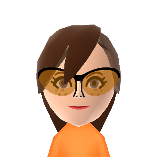 Tracer Mii character: From the first-person shooter game "Overwatch". Her real name is Lena Oxton.