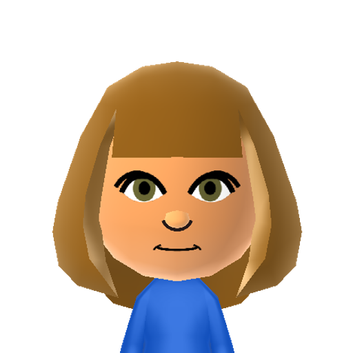 Penny B. Mii character: The clever money-managing cat from the 1996 computer game "Money Town". She means well and is always planning ideas for a better future, in spite of her sassy attitude...Short Cut, please quit bothering your sister.