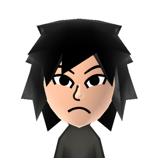 Sasuke Mii character: These are extracted and derived from the Mii Central Miis from the 3DS Miitopia.