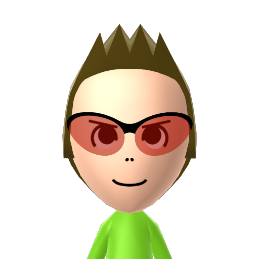 Flygon Mii character: A Mii from Wii Sports Resort: Meme Squad, a mod for Wii Sports Resort