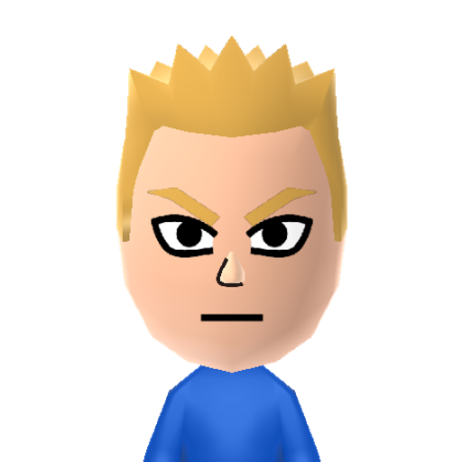 Vegeta  Mii character: One of the main characters from "Dragon Ball Z".