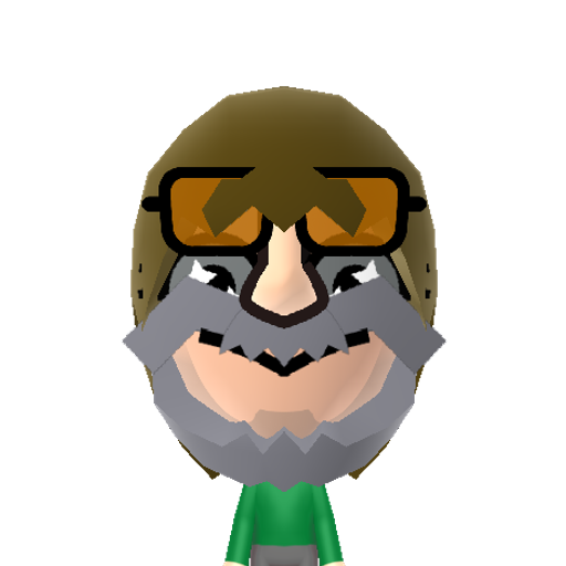 Rocksteady Mii character: Human rhinoceros mutant from the Teenage Mutant Ninja Turtles series. Subordinate of the evil Shredder.