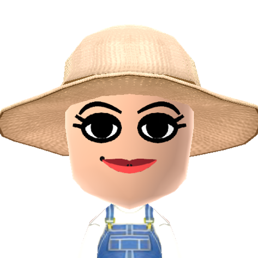 WomanFace Mii character: (Source: https://www.reddit.com/r/tomodachilife/comments/1dbbvmv/)