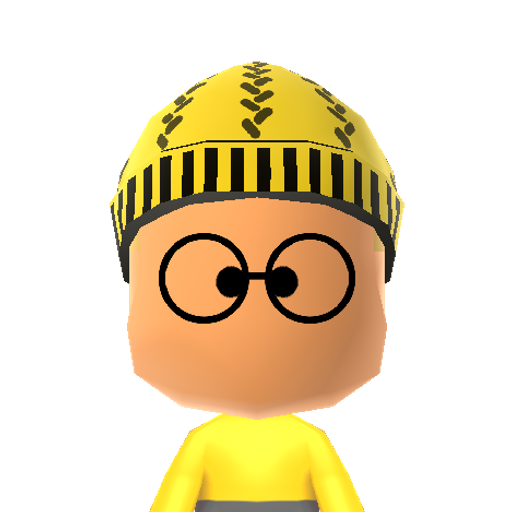 Diskun Mii character: The small, yellow mascot for Nintendo's Famicom Disk System in Japan. Also appeared as a trophy in Super Smash Bros. Melee.
