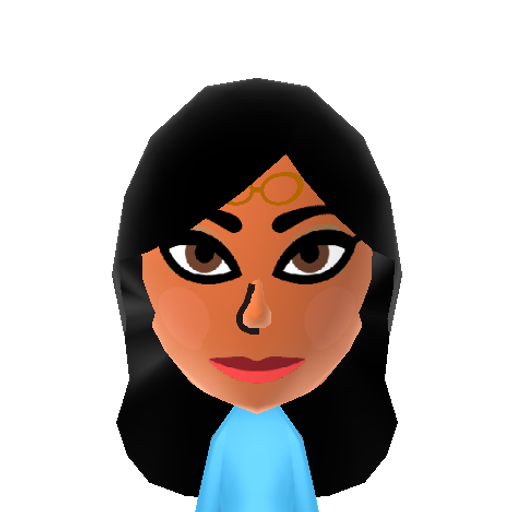 Jasmine Mii character preview