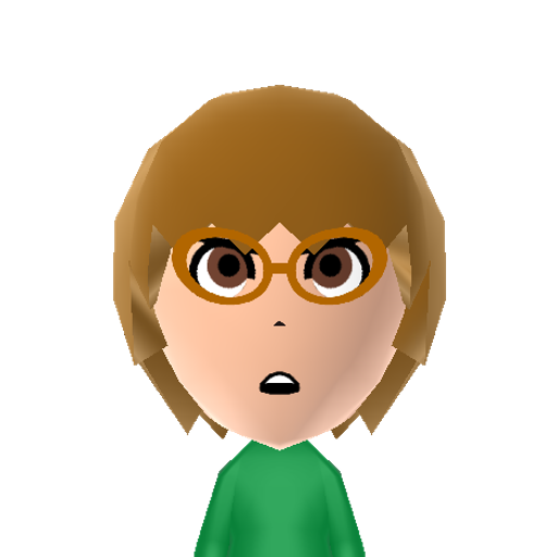 Chie Mii character: The martial arts enthusiast from "Persona 4", inspired by the Persona Q artwork but with the glasses added on.