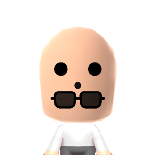 Dice Mii character: Roll this mii and see which number of spaces you get!