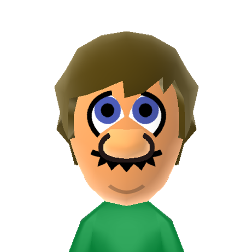 Luigi Mii character preview