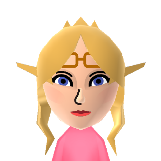 zelda Mii character: These are extracted and derived from the Mii Central Miis from the 3DS Miitopia.