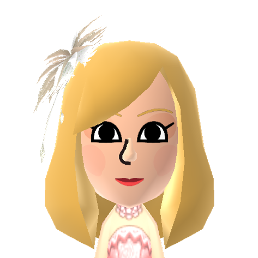 Peach Mii character preview