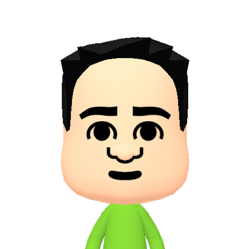 瞽瞿矍矜矣矧矬矶矸矽 Mii character: This Mii is from the Switch SDK as a SampleDB Mii.
