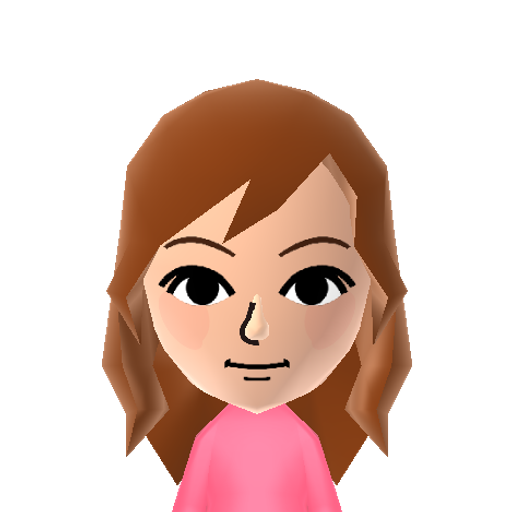 Sarah Mii character: promo mii