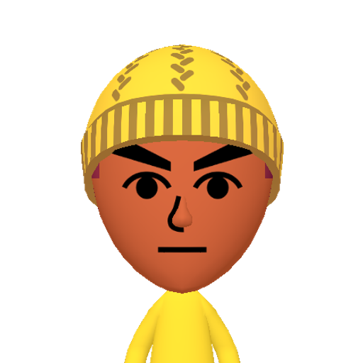 no name Mii character: This Mii is from the Switch SDK as a SampleDB Mii.