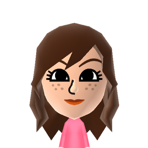 pink Mii character preview