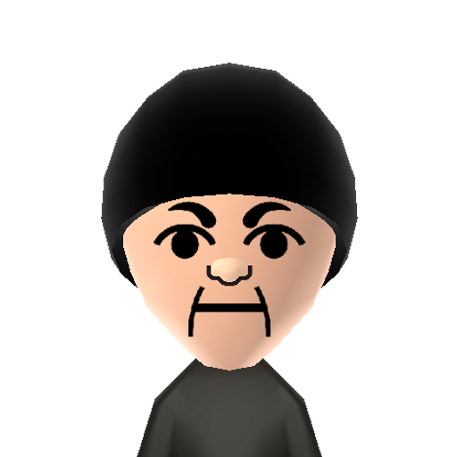 Moe Howard Mii character: The "Boss Stooge" from the classic slapstick comedy trio "The Three Stooges".