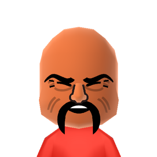 Karnov Mii character: From the game "Karnov", everyone's favorite non-specific hero/anti-hero of the Soviet Union's Central Asian republic and Data East's flagship mascot.