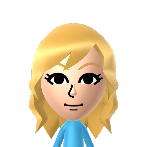Kelly Mii character: These are extracted and derived from the Mii Central Miis from the 3DS Miitopia.