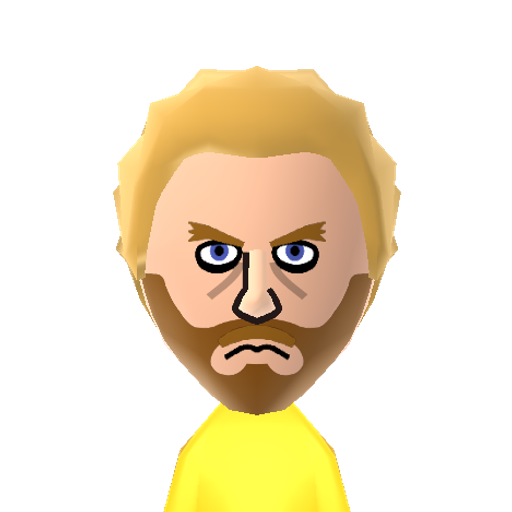 Chuck Mii character preview
