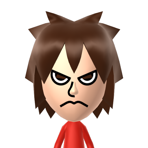 rageur Mii character: These are extracted and derived from the Mii Central Miis from the 3DS Miitopia.
