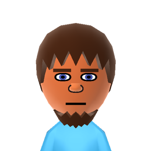 Steve? Mii character: The default skin for the player character in Minecraft.