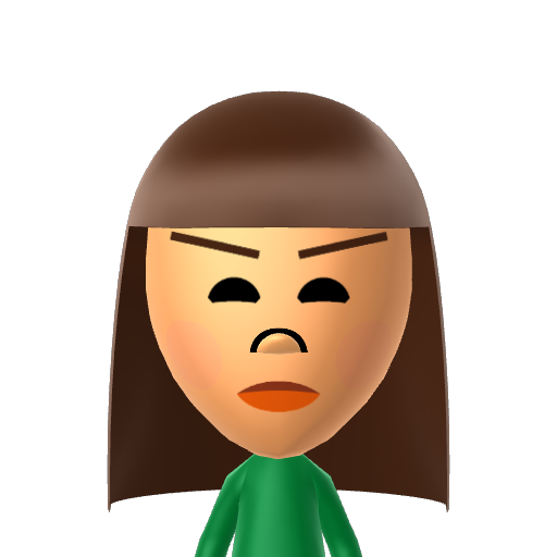 피픽핀필핌핍핏핑하학 Mii character: This is a Mii for testing Mii nicknames.