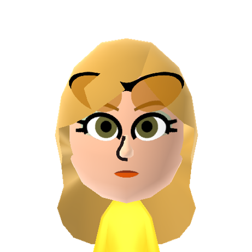 Amber Mii character: Sofia's older stepsister from Disney's "Sofia the First".