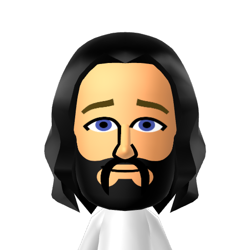Jesus C. Mii character: These are extracted and derived from the Mii Central Miis from the 3DS Miitopia.