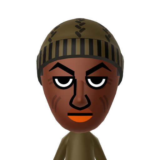 BootyWar Mii character: A Mii I found on Wiimmfi
