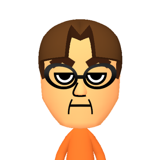 no name Mii character: This Mii is from the Switch SDK as a SampleDB Mii.