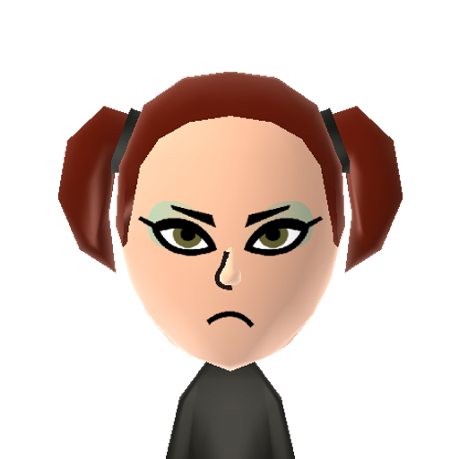 Plumeria Mii character: She's the Team Skull Admin in Pokemon Sun and Moon.