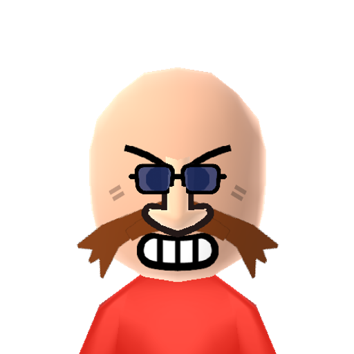 Eggman Mii character preview