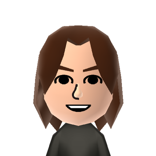 Arin (Ego) Mii character: Also known as Egoraptor on the internet, he is an animator and plays video games on the YouTube channel "Game Grumps", with Dan, and formerly, JonTron.