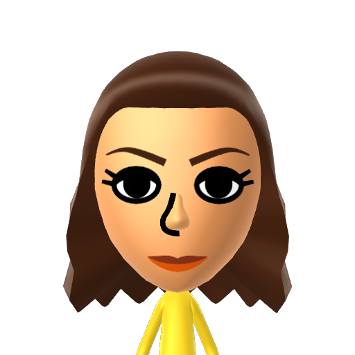 DancerF Mii character: A Mii from Hasbro Family Game Night 3