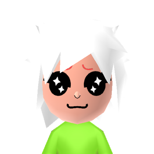 Dom Mii character: Dom from Animal Crossing, albeit in human form.