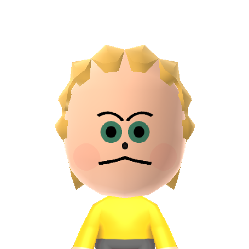 Robee Mii character: Larval Electric Hedgehog Pokemon from the popular webcomic Sonichu. Son of Sonichu and Rosechu.