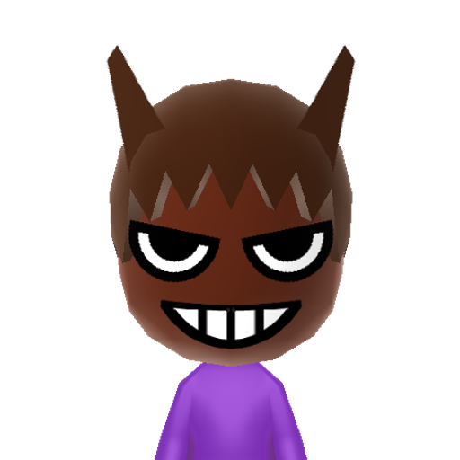 Gengar Mii character preview