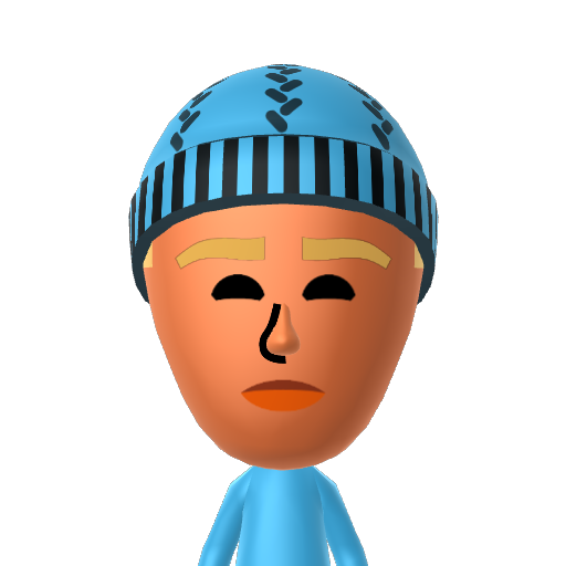 낯낱낳내낵낸낼냄냅냇 Mii character: This is a Mii for testing Mii nicknames.