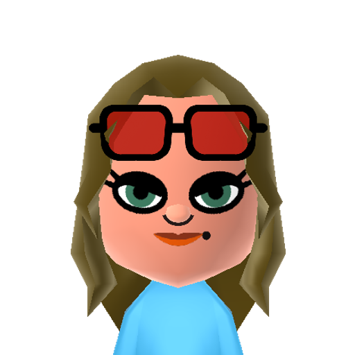 Kassandra Mii character: A Mii from Wii Sports Resort Deluxe, a mod for Wii Sports Resort