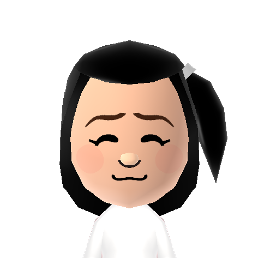 052 Mii character: this Mii can be seen at the start of AKB48+Me