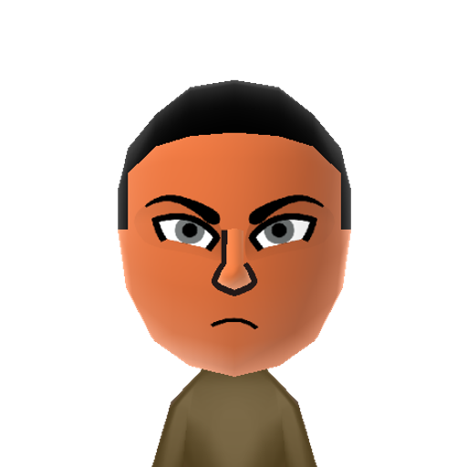 Gabe Mii character preview