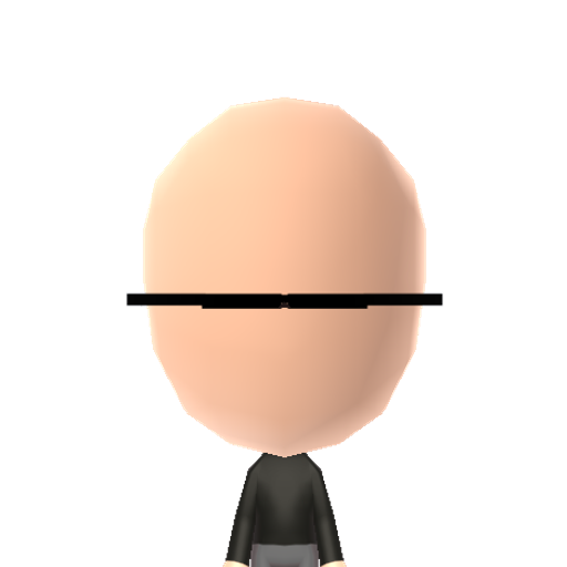 Line Mii character: A straight line