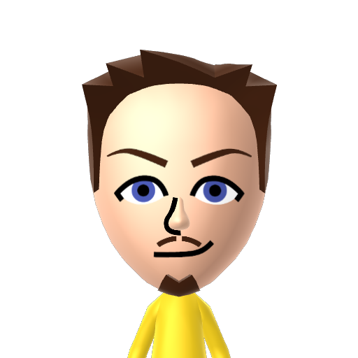 Stu Mii character: from My Wii U Friend List (July 2017) [@AwesomeGamerland]
