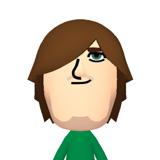 Chinny Mii character: Legendary (fictitious) streamer Chinsauce, best known for showing off his 12 chins during his Chinodachi Life streams.