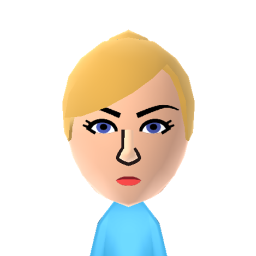 Samus Mii character: The heroine of Metroid.