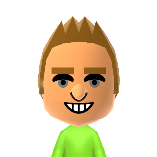 NINTENDO Mii character: a Default WaraWara Plaza Mii