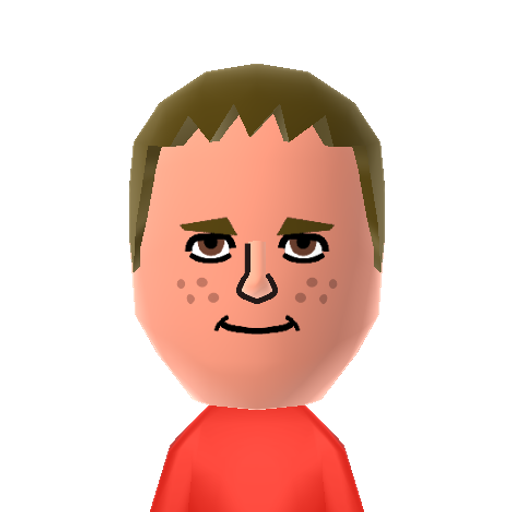 Michael Mii character: Auto player from Wii Sports and Wii Party.